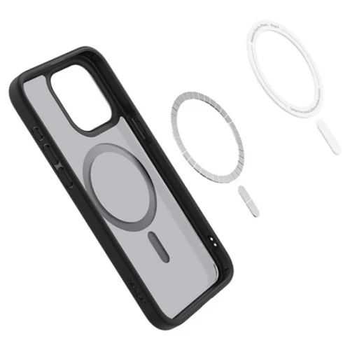 Чехол-накладка (силиконовый) Apple iPhone 15 Pro Spigen Ultra Hybrid with MagSafe Frost Black (ACS06720)