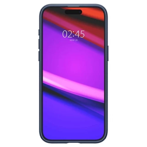 Чехол-накладка (силиконовый) Apple iPhone 15 Pro Spigen Mar Armor with MagSafe Navy Blue (ACS06737)