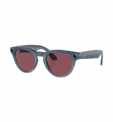 Ray-Ban Смарт-окуляри Meta Headliner Shiny Jeans Frame/Dusty Red Lenses (RW4009 66985Q 50-23)