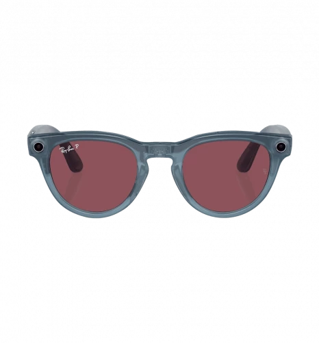 Ray-Ban Смарт-окуляри Meta Headliner Shiny Jeans Frame/Dusty Red Lenses (RW4009 66985Q 50-23)