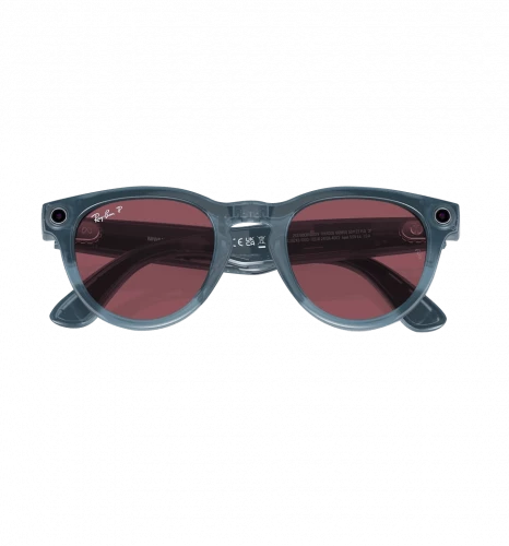 Ray-Ban Смарт-окуляри Meta Headliner Shiny Jeans Frame/Dusty Red Lenses (RW4009 66985Q 50-23)