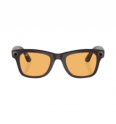 Ray-Ban Смарт-окуляри Meta Wayfarer Shiny Rebel Black Frame Amber Lenses (RW4006 675385 50-22)