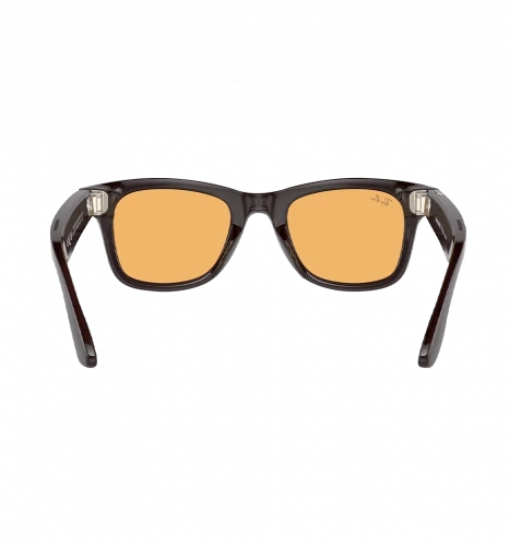 Ray-Ban Смарт-окуляри Meta Wayfarer Shiny Rebel Black Frame Amber Lenses (RW4006 675385 50-22)