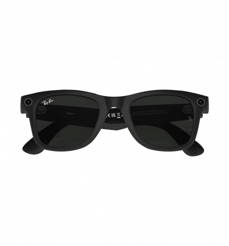 Ray-Ban Смарт-окуляри Meta Wayfarer Standard Matte Black/Clear to G-15 Green Transitions (RW4006 601SM1 50-22)