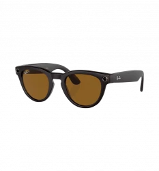 Ray-Ban Смарт-окуляри Meta Headliner Matte Rebel Black Frame/Brown Lenses (RW4009 675483 50-23)