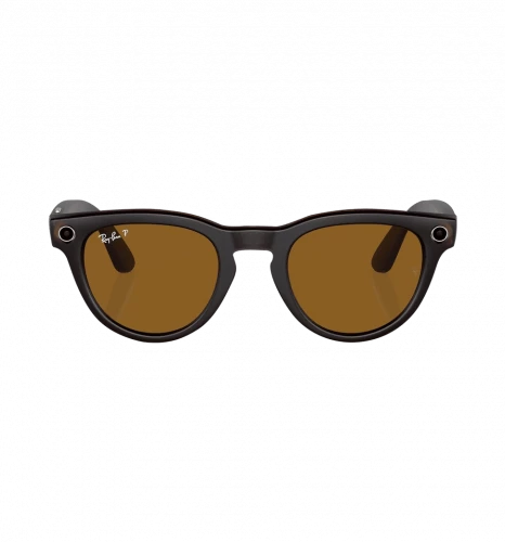 Ray-Ban Смарт-окуляри Meta Headliner Matte Rebel Black Frame/Brown Lenses (RW4009 675483 50-23)