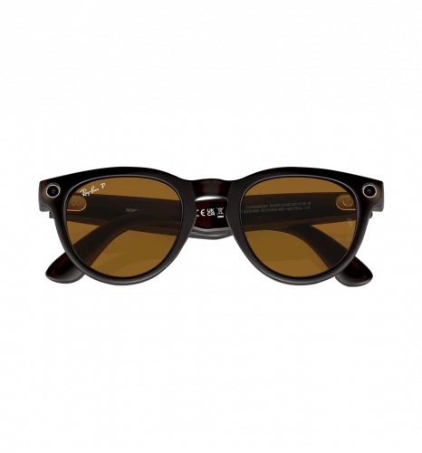 Ray-Ban Смарт-окуляри Meta Headliner Matte Rebel Black Frame/Brown Lenses (RW4009 675483 50-23)