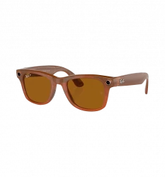 Ray-Ban Смарт-окуляри Meta Wayfarer Shiny Caramel Frame Brown Lenses (RW4006 670683 50-22)
