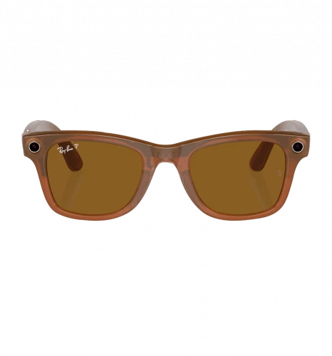 Ray-Ban Смарт-очки Meta Wayfarer Shiny Caramel Frame Brown Lenses (RW4006 670683 50-22)