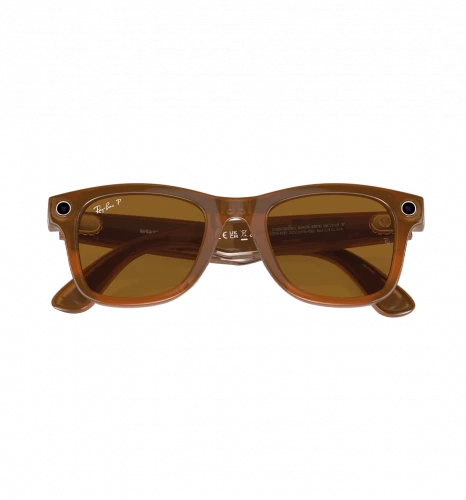 Ray-Ban Смарт-очки Meta Wayfarer Shiny Caramel Frame Brown Lenses (RW4006 670683 50-22)