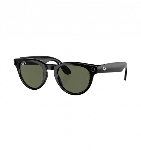 Ray-Ban Смарт-окуляри Meta Headliner Shiny Black Frame/Green Lenses (RW4009 601/9A 50-23)