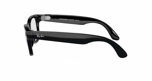 Ray-Ban Смарт-окуляри Meta Wayfarer Shiny Black Frame Clear Lenses (RW4006 601/SB 50-22)