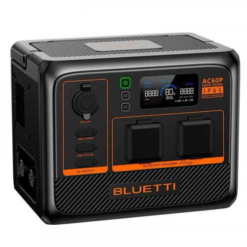 BLUETTI AC60P 504Wh 600W