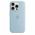 Чохол-накладка (силіконовий) для iPhone 15 Pro Silicone Case High Copy with MagSafe Light Blue