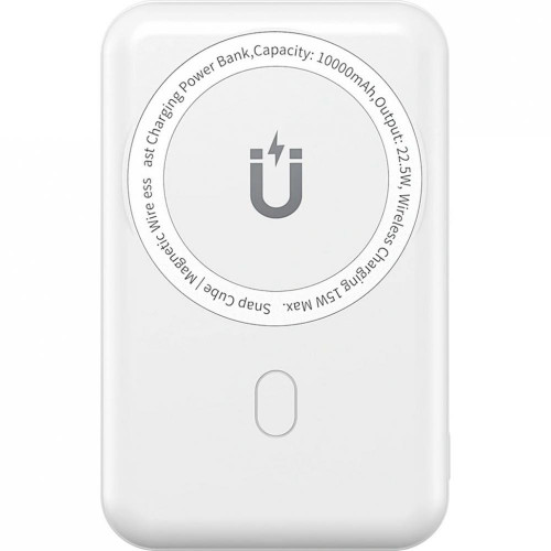 WIWU Snap Cube Magnetic Wireless Charger 10000mAh White
