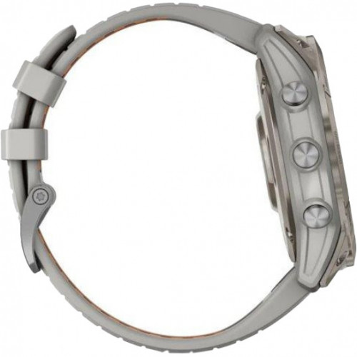 Garmin Fenix 7X Pro Sapphire Solar Titanium w. Fog Gray/Ember O. Band (010-02778-14/15/64)