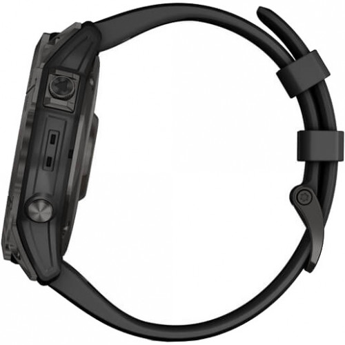 Garmin Fenix 7X Sapphire Solar Carbon Gray DLC Titanium with Black Band (010-02541-10/11/34)