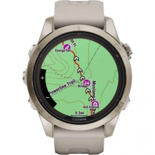 Garmin Fenix 7S Pro Sapphire Solar Soft Gold w. Light Sand Band (010-02776-14/15)
