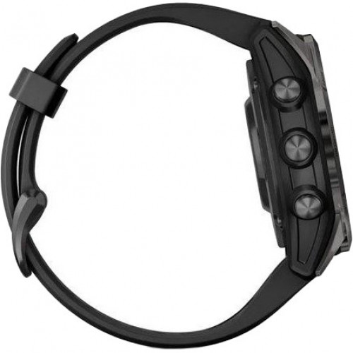 Garmin Fenix 7S Pro Sapphire Solar Carbon G. DLC Tit. with Black Band (010-02776-10/11/54)