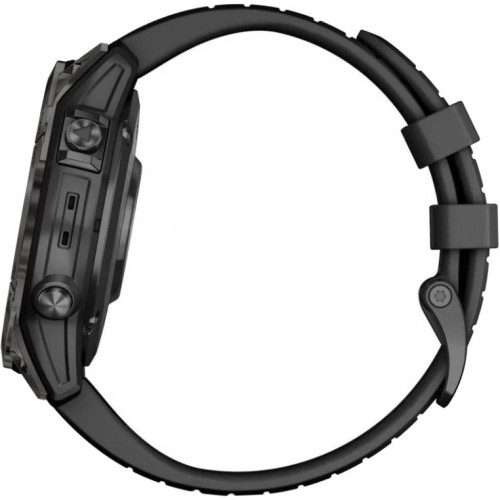 Garmin Fenix 7 Pro Sapphire Solar Carbon G. DLC Tit. with Black Band (010-02777-10/11/54)