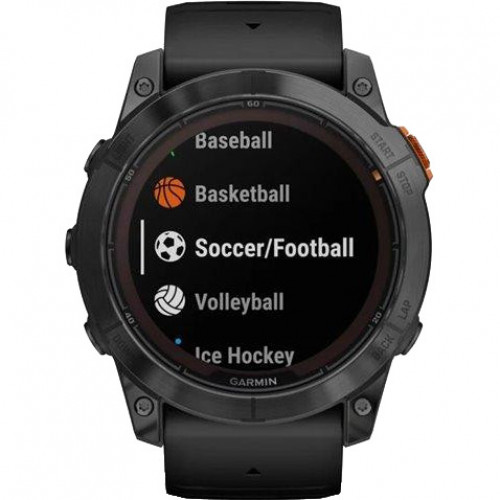 Garmin Fenix 7X Pro Solar Slate Gray w. Black Band (010-02778-00/01)