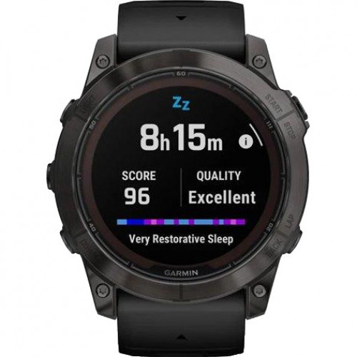 Garmin Fenix 7X Pro Solar Slate Gray w. Black Band (010-02778-00/01)