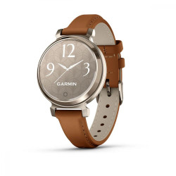 Garmin Lily 2 Classic Cream Gold with Tan Leather Band (010-02839-02)