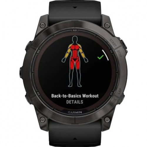 Garmin Fenix 7X Pro Sapphire Solar Carbon G. DLC Tit. with Black Band (010-02778-10/11/54)