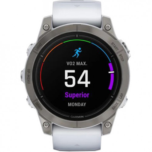Garmin Epix Pro Gen 2 Sapphire 47mm Titanium w. Whitestone Band (010-02803-20/21)