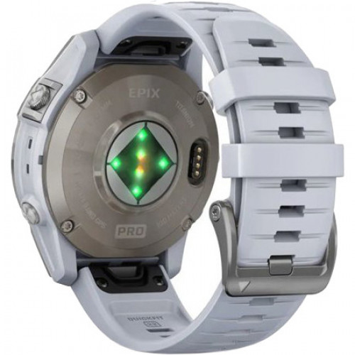 Garmin Epix Pro Gen 2 Sapphire 47mm Titanium w. Whitestone Band (010-02803-20/21)