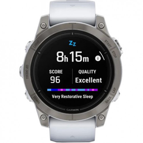 Garmin Epix Pro Gen 2 Sapphire 47mm Titanium w. Whitestone Band (010-02803-20/21)
