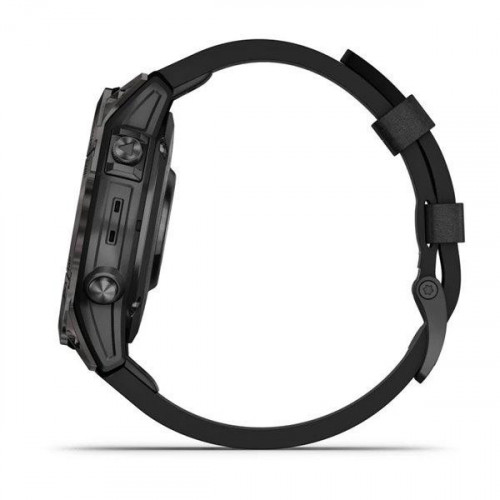 Garmin Epix Pro Gen 2 Sapphire 47mm Carbon G. DLC Tit. with B. Leather Band (010-02803-30)