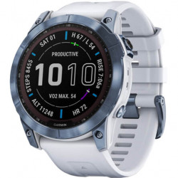 Garmin Fenix 7X Sapphire Solar M. Blue DLC Titanium w. Whitestone Band (010-02541-14/15)