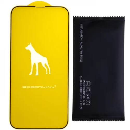 Защитное стекло Apple iPhone 14 Pro Doberman 2.5D Anti-static Glass Black