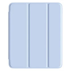 Чохол-книжка (поліуретановий) Apple iPad Pro 13" 2024 Comma Joy PU with Pencil Slot Series Light Blue