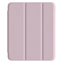 Чохол-книжка (поліуретановий) Apple iPad Pro 11" 2024 Comma Joy PU with Pencil Slot Series Light Pink