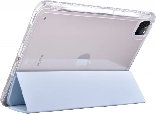 Чохол-книжка (поліуретановий) Apple iPad Air 11" 2024 / Air & Pro 11 2020-2022 Comma Joy PU with Pencil Slot Series Light Blue