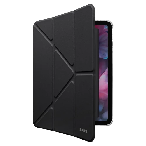 Чехол-книжка (полиуретановый) Apple iPad Air 13" 2024 LAUT HUEX FOLIO Y Tri-Fold Stand with Pencil Black (L_IPA24L_HF_BK)