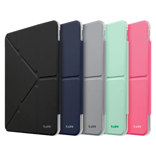 Чехол-книжка (полиуретановый) Apple iPad Pro 11" 2024 LAUT HUEX FOLIO Y Tri-Fold Stand with Pencil Navy Blue (L_IPP24S_HF_NV)