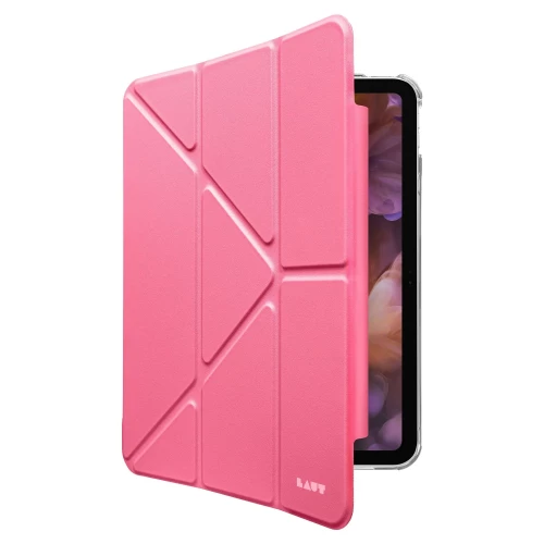Чохол-книжка (поліуретановий) Apple iPad Air 11" 2024 / Air & Pro 11 2020-2022 LAUT HUEX FOLIO Y Tri-Fold Stand with Pencil Pink (L_IPA24S_HF_P)