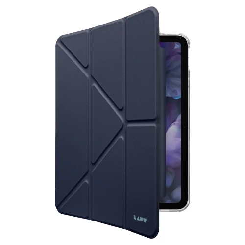 Чохол-книжка (поліуретановий) Apple iPad Air 11" 2024 / Air & Pro 11 2020-2022 LAUT HUEX FOLIO Y Tri-Fold Stand with Pencil Navy Blue (L_IPA24S_HF_NV)
