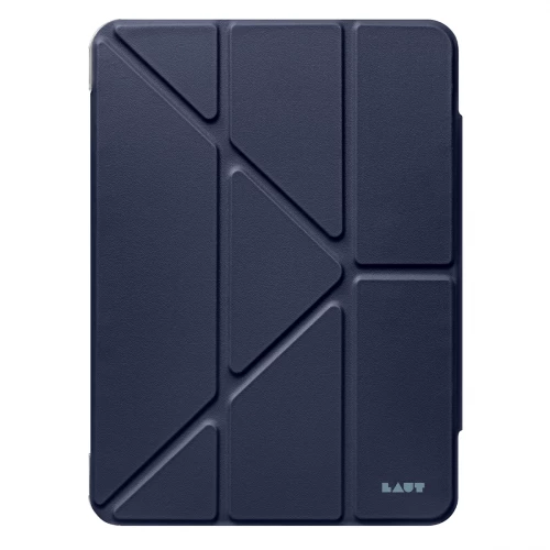 Чохол-книжка (поліуретановий) Apple iPad Air 11" 2024 / Air & Pro 11 2020-2022 LAUT HUEX FOLIO Y Tri-Fold Stand with Pencil Navy Blue (L_IPA24S_HF_NV)