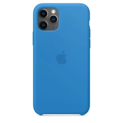 Чохол-накладка (силіконовий) для iPhone 11 Silicone Case High Copy Surf Blue