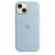Чехол-накладка (силиконовый) для iPhone 15 Silicone Case High Copy with MagSafe Light Blue