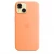 Чехол-накладка (силиконовый) для iPhone 15 Silicone Case High Copy with MagSafe Orange Sorbet