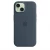 Чехол-накладка (силиконовый) для iPhone 15 Silicone Case High Copy with MagSafe Storm Blue