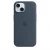 Чехол-накладка (силиконовый) для iPhone 15 Silicone Case High Copy with MagSafe Storm Blue
