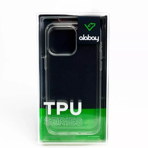 Чохол-накладка (силіконовий) Apple iPhone 15 Pro Max Alabay TPU Series Transparent