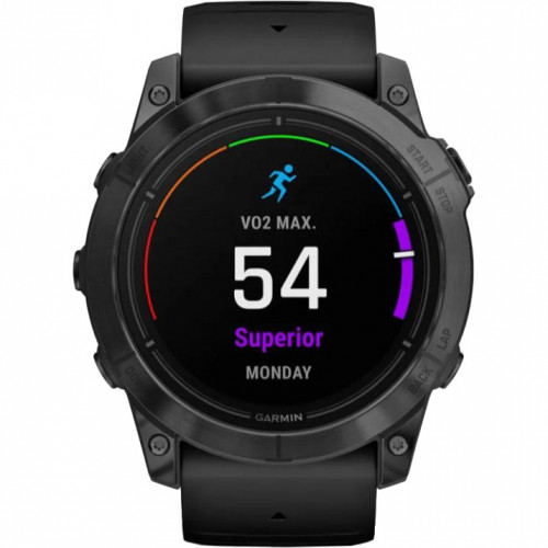 Garmin Epix Pro Gen 2 Sapphire 51mm Carbon G. DLC Tit. with Black Band (010-02804-00/01/53)