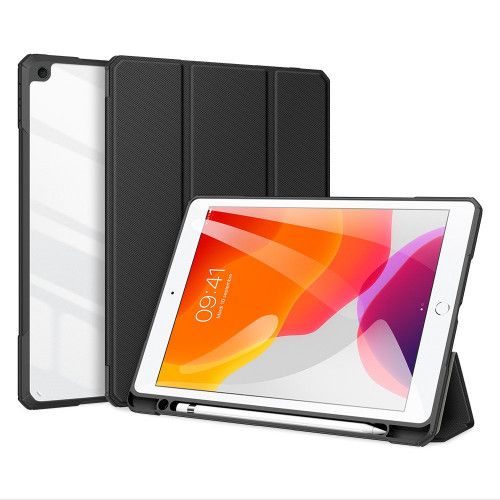 Чохол-книжка (поліуретановий) Apple iPad 10.2" 2019/2020 Dux Ducis Toby Series Black